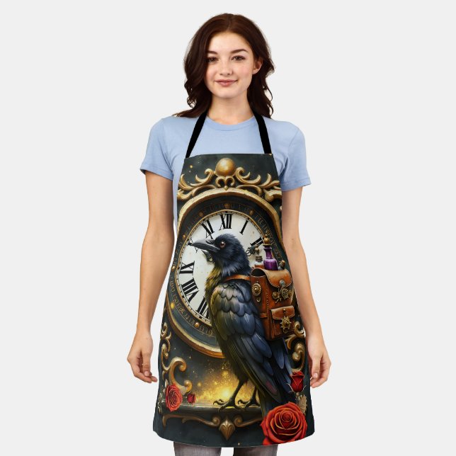 The Raven’s Clockwork Delivery  Apron (Worn)