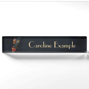The Raven’s Clockwork Delivery Nameplate