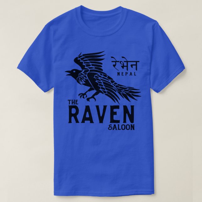 The Raven Saloon T-Shirt (Design Front)