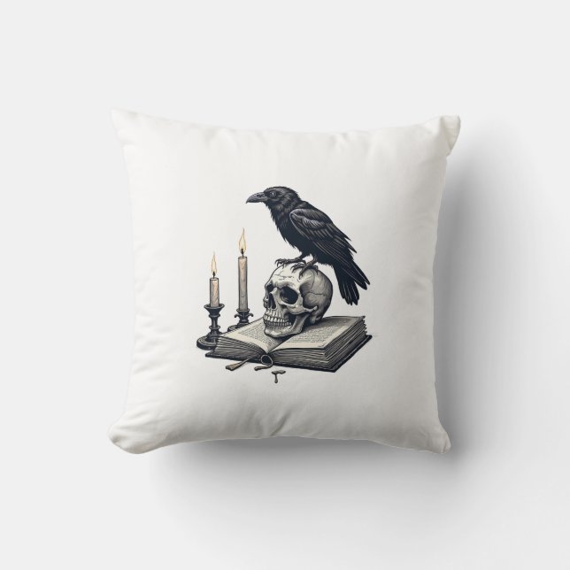 The Ravenwood Literary Society Cushion (Front)