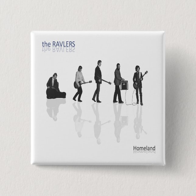 the RAVLERS HOMELAND CD COVER PIN (Front)