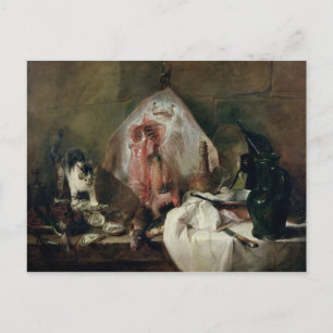 The Ray or, The Kitchen Interior, 1728 Postcard