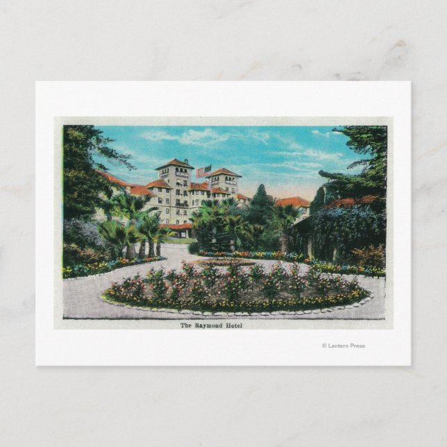 The Raymond Hotel and GroundsPasadena, CA Postcard (Front)