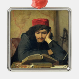 The Reader, 1856 Metal Tree Decoration