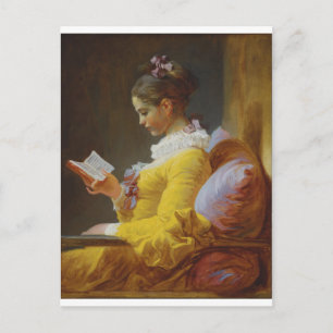The Reader by Jean-Honore Fragonard Postcard