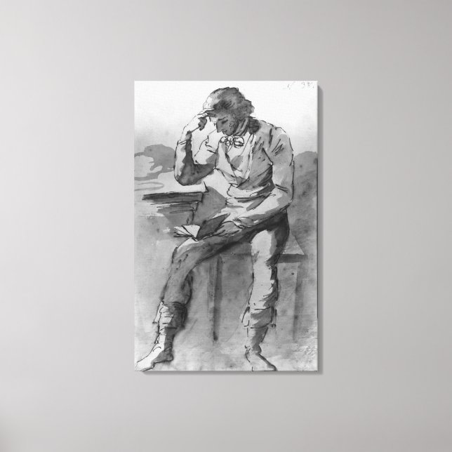 The Reader Canvas Print (Front)