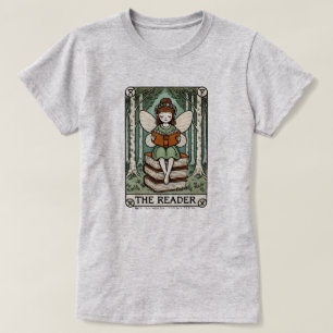 The Reader Fairy Tarot Card                        T-Shirt