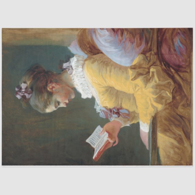 The Reader, Fragonard Tissue Paper (Front)