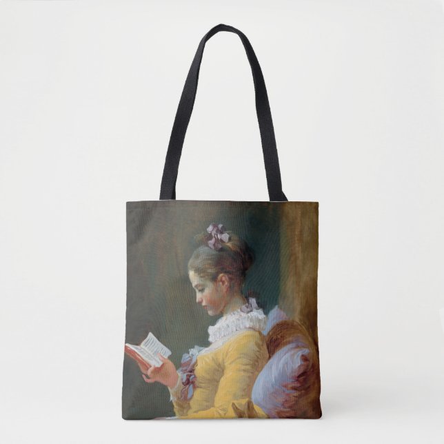 The Reader, Fragonard Tote Bag (Front)