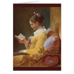 The Reader French Girl in Yellow Dress
