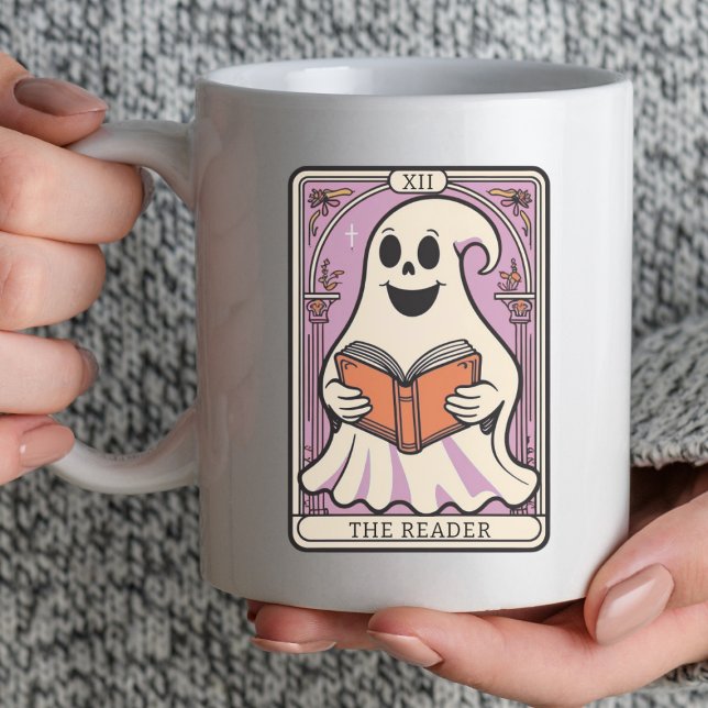 The Reader Halloween Tarot Coffee Mug (Creator Uploaded)