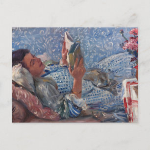 The Reader Lovis Corinth Postcard