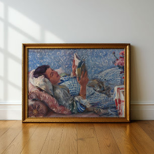 The Reader   Lovis Corinth Poster