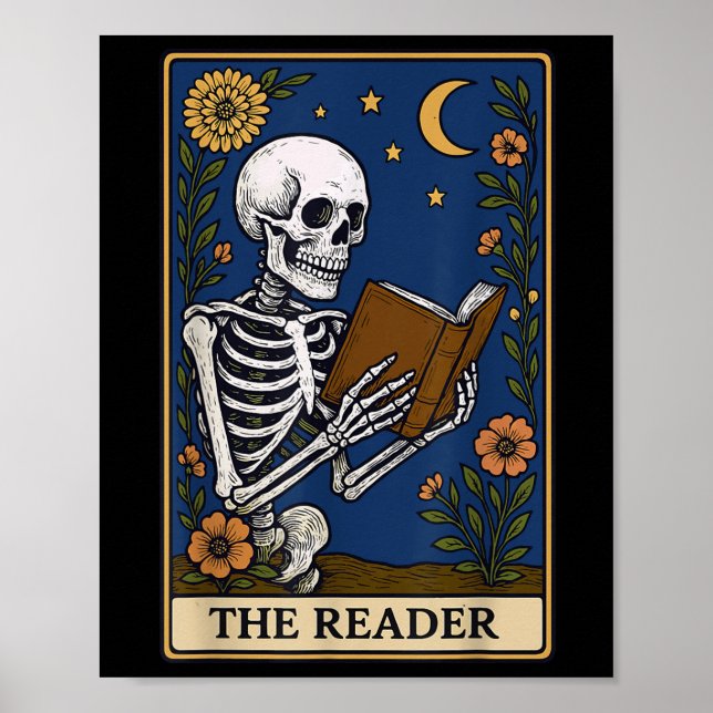 The Reader Tarot Card  Poster (Front)