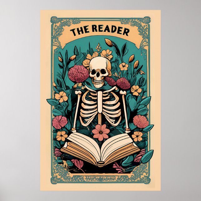 The Reader Tarot Card Poster (Front)