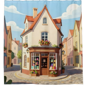 The Reading Corner – Cosy Book Nook Shower Curtain