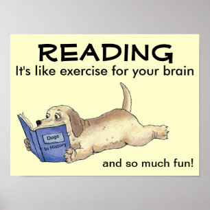 The Reading Dog Poster