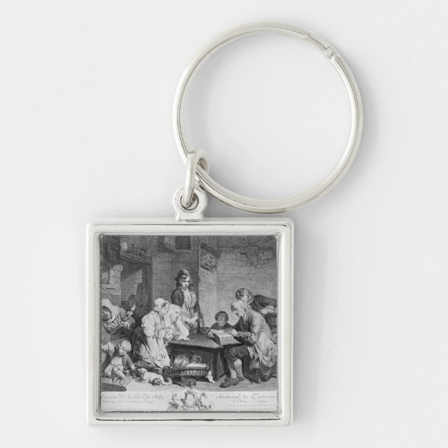 The Reading of the Bible Key Ring (Front)
