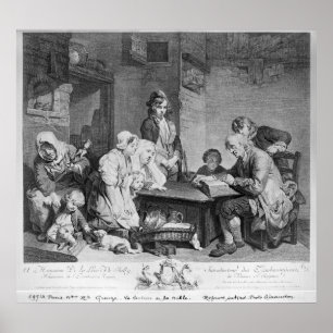 The Reading of the Bible Poster