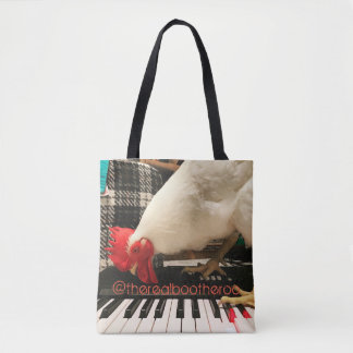 The Real Boo the Roo on Keyboard Tote Bag