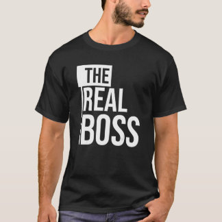 The Real Boss - Hers and His Matching Couples Vale T-Shirt