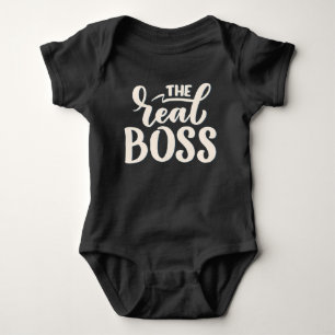 The Real Boss (The Boss) Matching Mummy & Me Baby Bodysuit