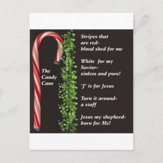 THe Real Candy Cane Meaning Postcard