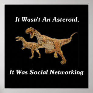 The Real Cause Of Dinosaur Extinction Poster