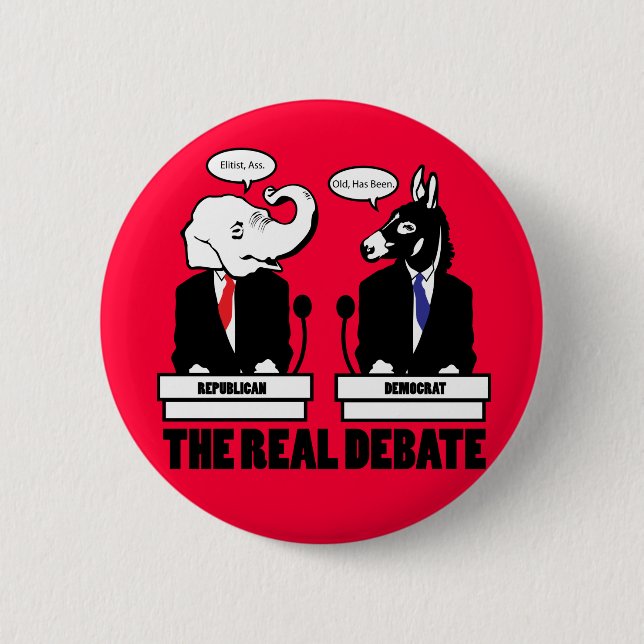The Real Debate Button (Front)
