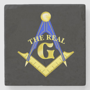 The Real G Masonic Stone Coaster