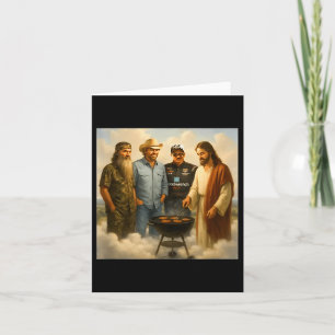 The Real Gang Meet Up In Heaven Phil Funny Meme Bb Card