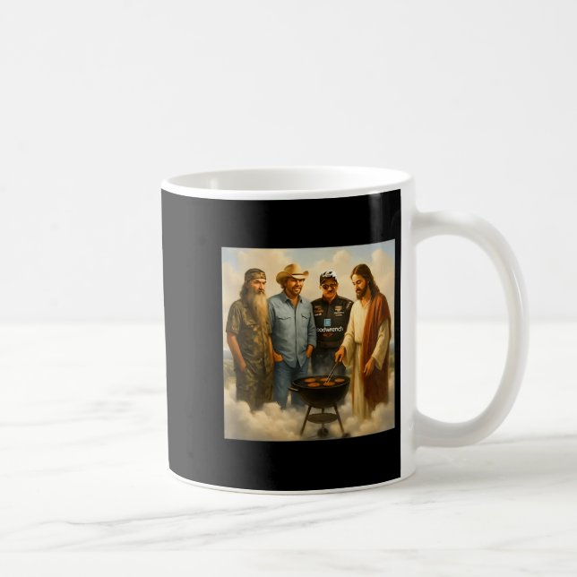 The Real Gang Meet Up In Heaven Phil Funny Meme Bb Coffee Mug (Right)