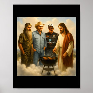 The Real Gang Meet Up In Heaven Phil Funny Meme Bb Poster