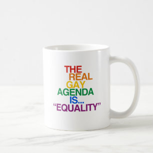 THE REAL GAY AGENDA COFFEE MUG