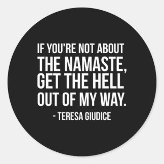 The Real Housewives Of New Jersey Teresa Giudice Classic Round Sticker