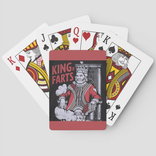 The real King of Farts Playing Cards (Back)