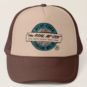 "The Real McCoy"  McCoy Couch Furniture MFG CO. Trucker Hat