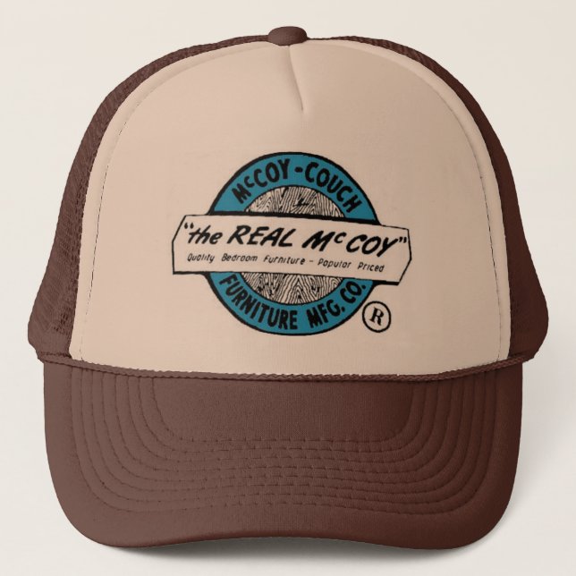 "The Real McCoy"  McCoy Couch Furniture MFG CO. Trucker Hat (Front)
