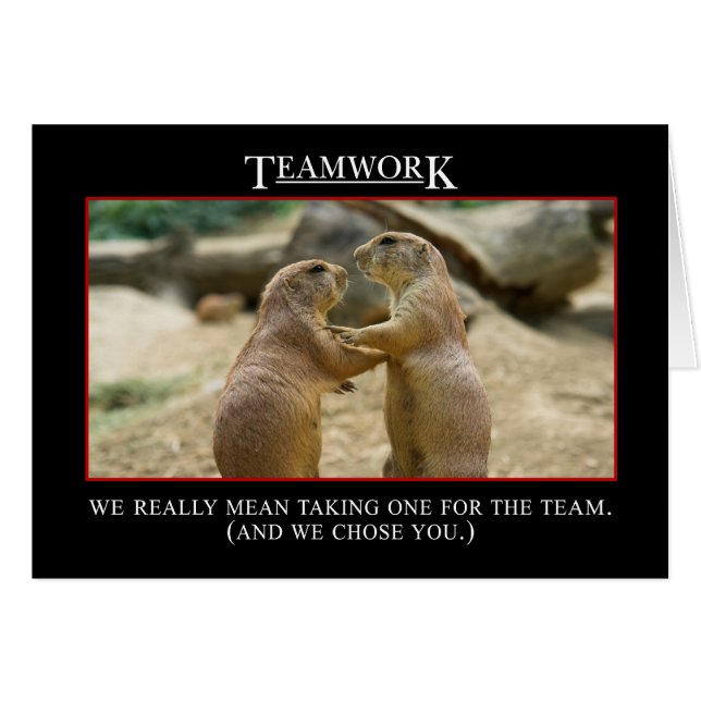 The real meaning of teamwork (Front Horizontal)
