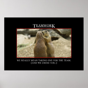 The real meaning of teamwork [XL] Poster