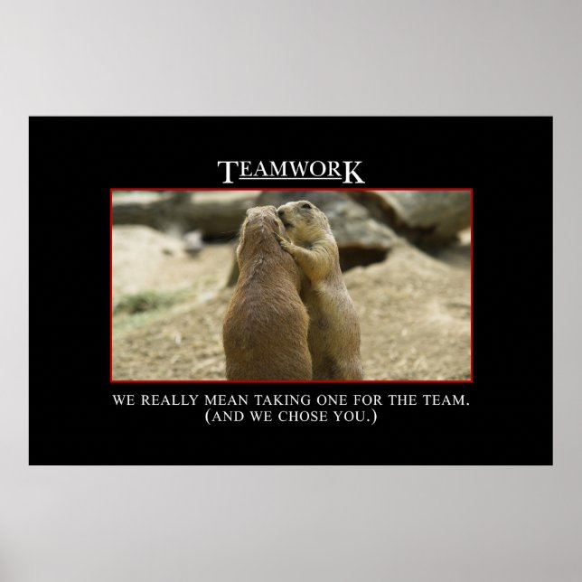 The real meaning of teamwork [XL] Poster (Front)