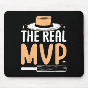 The Real Mvp Cricket Mouse Mat