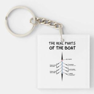 The real parts of the Boat  Key Ring