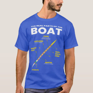 The Real Parts Of The Boat Oarsman Rower 2 T-Shirt