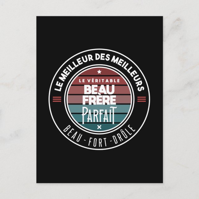 The real, perfect brother postcard (Front)