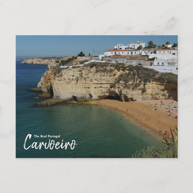 The Real Portugal-Carvoeiro, Algarve Postcard (Front)