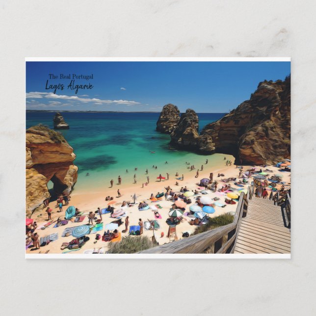 The Real Portugal- Lagos, Algarve Postcard (Front)