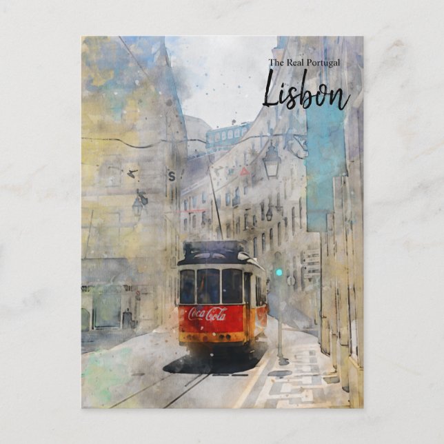 The Real Portugal- Lisbon Vintage Travel Postcard (Front)