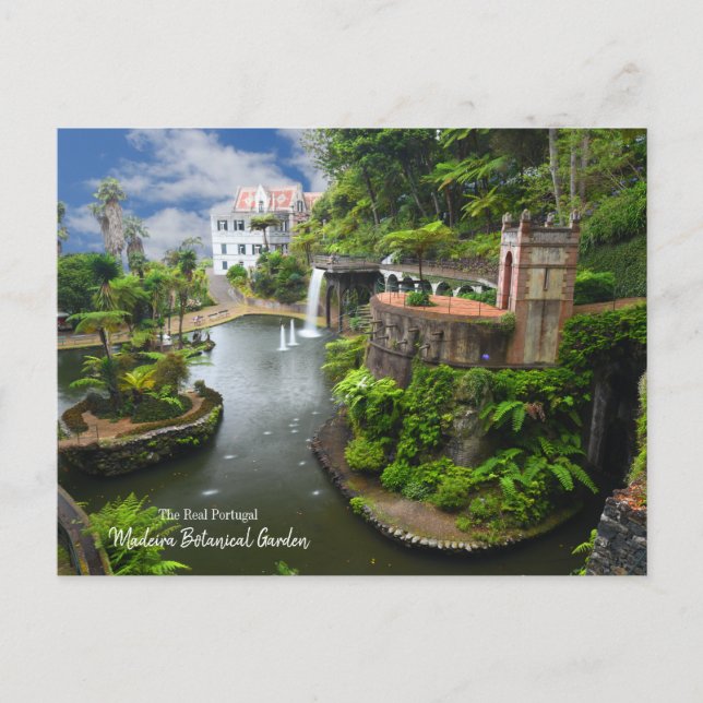 The Real Portugal- Madeira Botanical Garden Postca Postcard (Front)