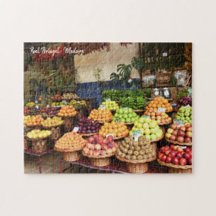 The Real Portugal- Madeira Fruit stand Jigsaw Puzzle